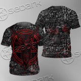 Goat Head Horn 666 SED-0973 Unisex T-shirt