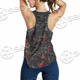 Goat Head Horn 666 SED-0973 Women Tank Top