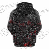 Goat Head Horn 666 SED-0973 Hoodie & Zip Hoodie Raglan