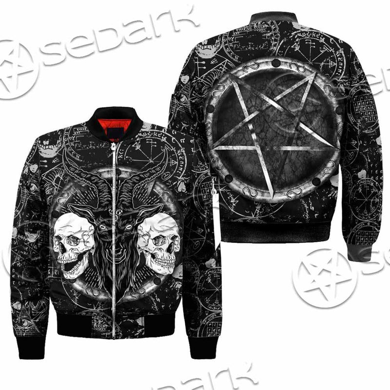 Skull Goat Head 666 SED-0974 Jacket