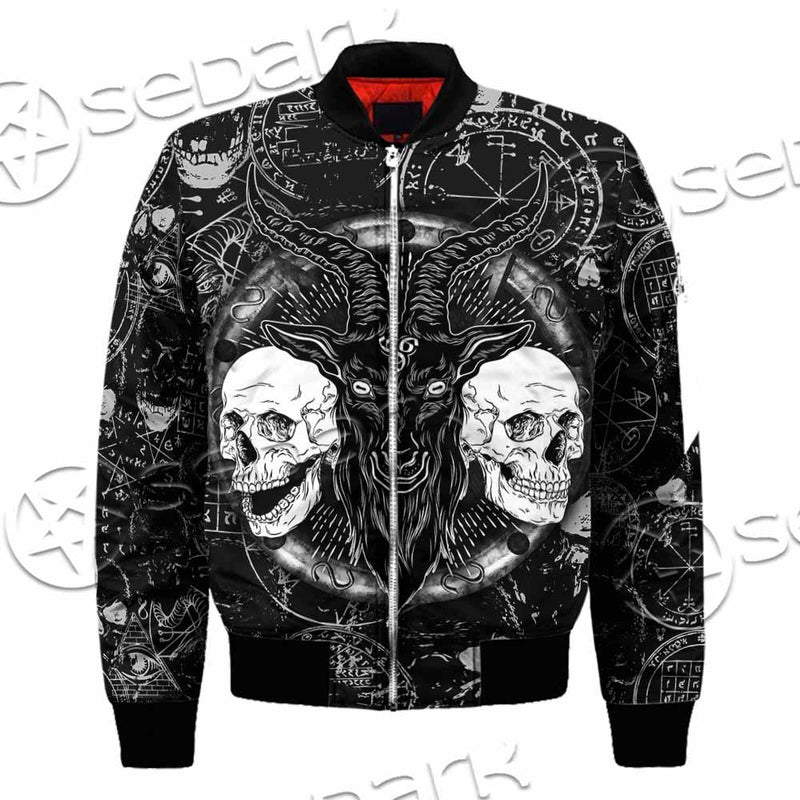 Skull Goat Head 666 SED-0974 Jacket