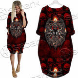 Skulls Baphomet SED-0975 Batwing Pocket Dress
