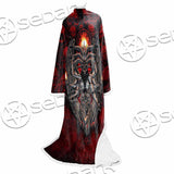 Skulls Baphomet SED-0975 Sleeved Blanket