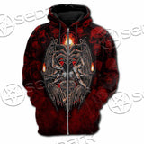 Skulls Baphomet SED-0975 Hoodie & Zip Hoodie Raglan
