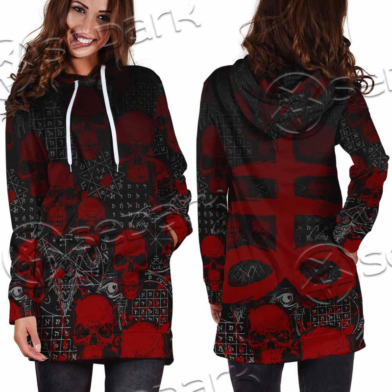 The Leviathan Cross SED-0976 Hoodie Dress
