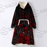 The Leviathan Cross SED-0976 Oversized Sherpa Blanket Hoodie