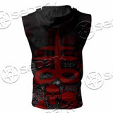 The Leviathan Cross SED-0976 Zip Sleeveless Hoodie