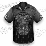 Goat Head Inverted Cross SED-0977 Shirt Allover