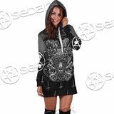 Goat Head Inverted Cross SED-0977 Hoodie Dress