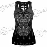 Goat Head Inverted Cross SED-0977 Women Tank Top