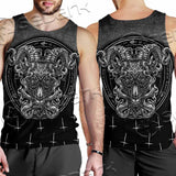 Goat Head Inverted Cross SED-0977 Men Tank-tops