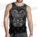 Goat Head Inverted Cross SED-0977 Men Tank-tops
