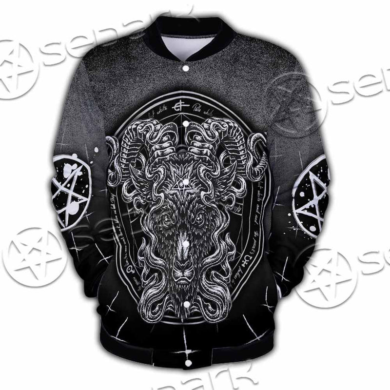 Goat Head Inverted Cross SED-0977 Button Jacket