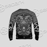 Goat Head Inverted Cross SED-0977 Unisex Sweatshirt