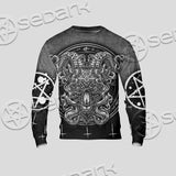 Goat Head Inverted Cross SED-0977 Unisex Sweatshirt