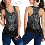 Goat Head Inverted Cross SED-0977 Women Tank Top