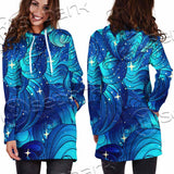 Curly Sea Stock Illustrations SED-0978 Hoodie Dress