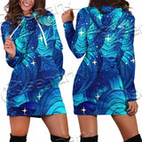 Curly Sea Stock Illustrations SED-0978 Hoodie Dress