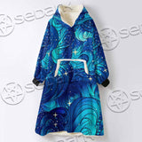 Curly Sea Stock Illustrations SED-0978 Oversized Sherpa Blanket Hoodie