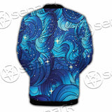 Curly Sea Stock Illustrations SED-0978 Button Jacket