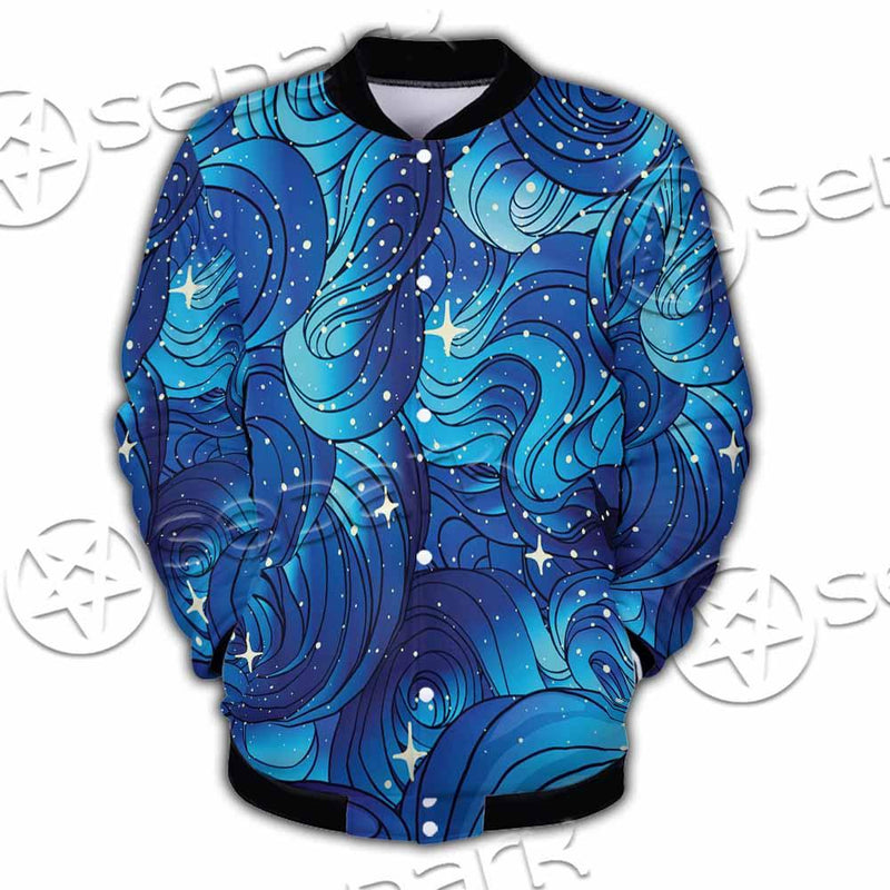 Curly Sea Stock Illustrations SED-0978 Button Jacket
