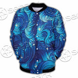 Curly Sea Stock Illustrations SED-0978 Button Jacket