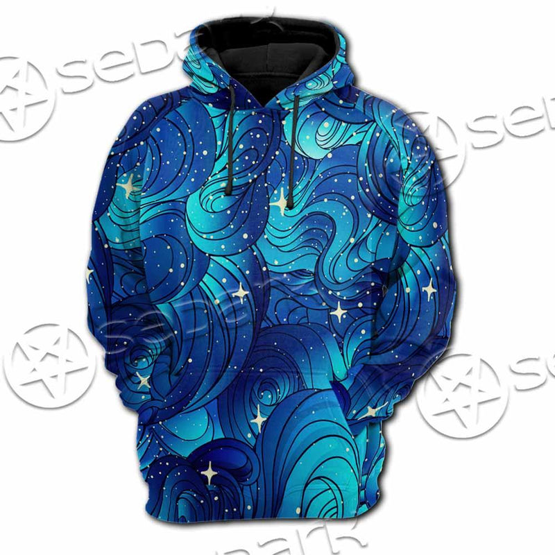 Curly Sea Stock Illustrations SED-0978 Hoodie & Zip Hoodie Raglan