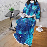 Curly Sea Stock Illustrations SED-0978 Sleeved Blanket