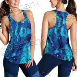 Curly Sea Stock Illustrations SED-0978 Women Tank Top