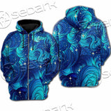 Curly Sea Stock Illustrations SED-0978 Hoodie & Zip Hoodie Raglan