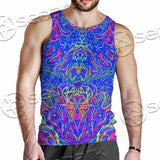 Psychedelic Trippy Abstract Mandala SED-0979 Men Tank-tops