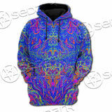 Psychedelic Trippy Abstract Mandala SED-0979 Hoodie & Zip Hoodie Raglan
