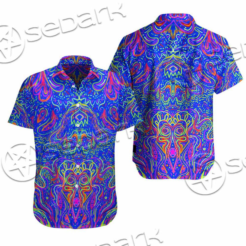 Psychedelic Trippy Abstract Mandala SED-0979 Shirt Allover