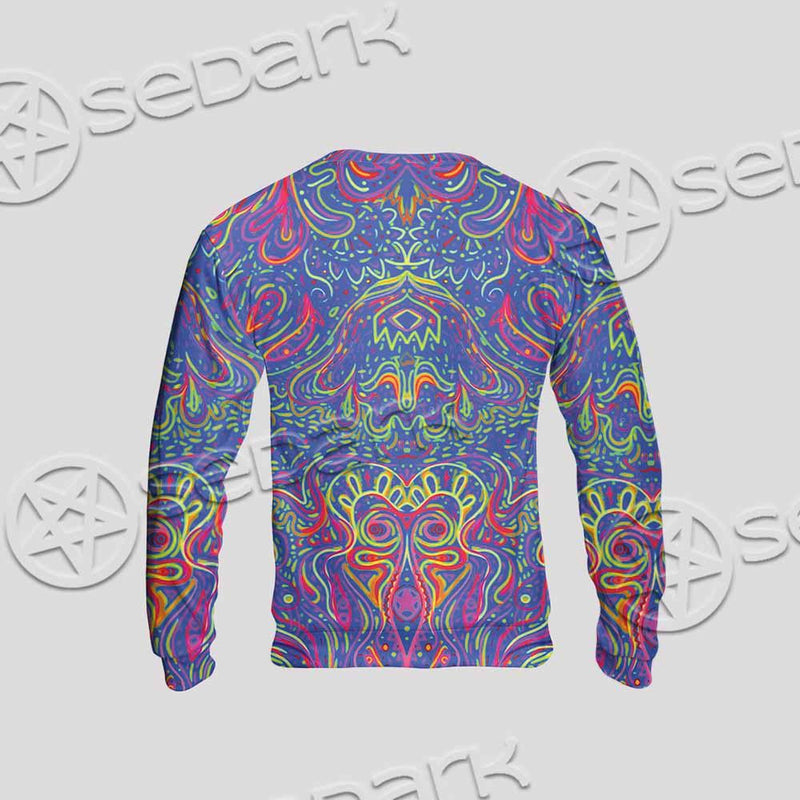 Psychedelic Trippy Abstract Mandala SED-0979 Unisex Sweatshirt