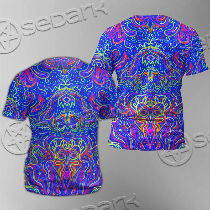 Psychedelic Trippy Abstract Mandala SED-0979 Unisex T-shirt