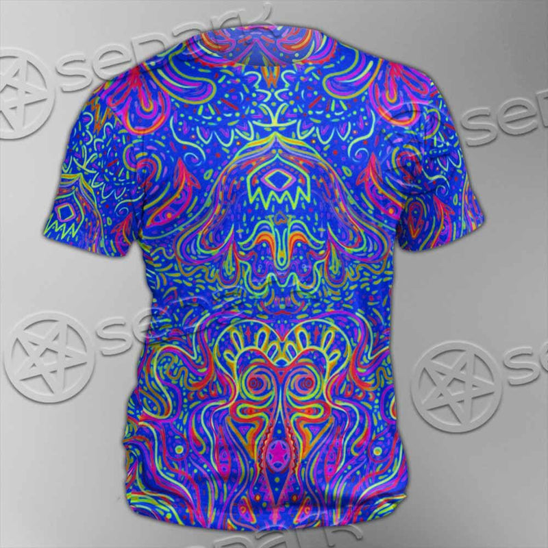 Psychedelic Trippy Abstract Mandala SED-0979 Unisex T-shirt