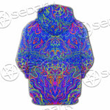 Psychedelic Trippy Abstract Mandala SED-0979 Hoodie & Zip Hoodie Raglan