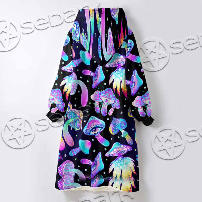 Halluzination High Res SED-0980 Oversized Sherpa Blanket Hoodie