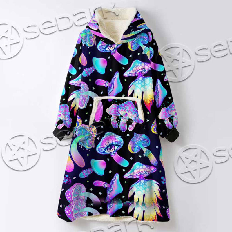 Halluzination High Res SED-0980 Oversized Sherpa Blanket Hoodie