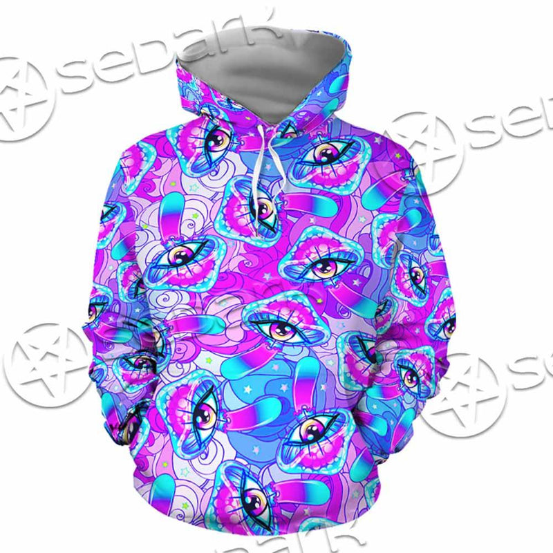 Magic Mushrooms Psychedelic Hallucination SED-0981 Hoodie & Zip Hoodie
