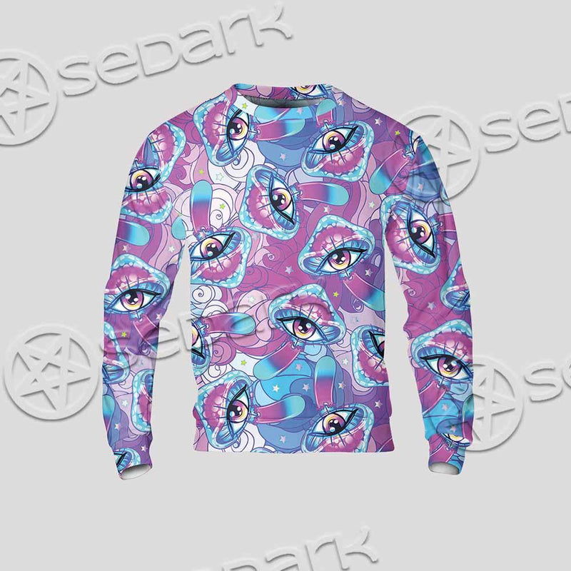 Magic Mushrooms Psychedelic Hallucination SED-0981 Unisex Sweatshirt