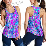 Magic Mushrooms Psychedelic Hallucination SED-0981 Women Tank Top
