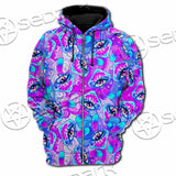 Magic Mushrooms Psychedelic Hallucination SED-0981 Hoodie & Zip Hoodie Raglan