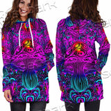 Psychedelic Trippy Colorful SED-0982 Hoodie Dress