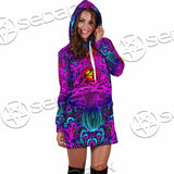 Psychedelic Trippy Colorful SED-0982 Hoodie Dress