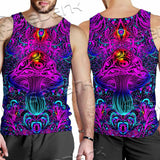 Psychedelic Trippy Colorful SED-0982 Men Tank-tops