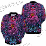 Psychedelic Trippy Colorful SED-0982 Button Jacket