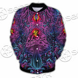 Psychedelic Trippy Colorful SED-0982 Button Jacket