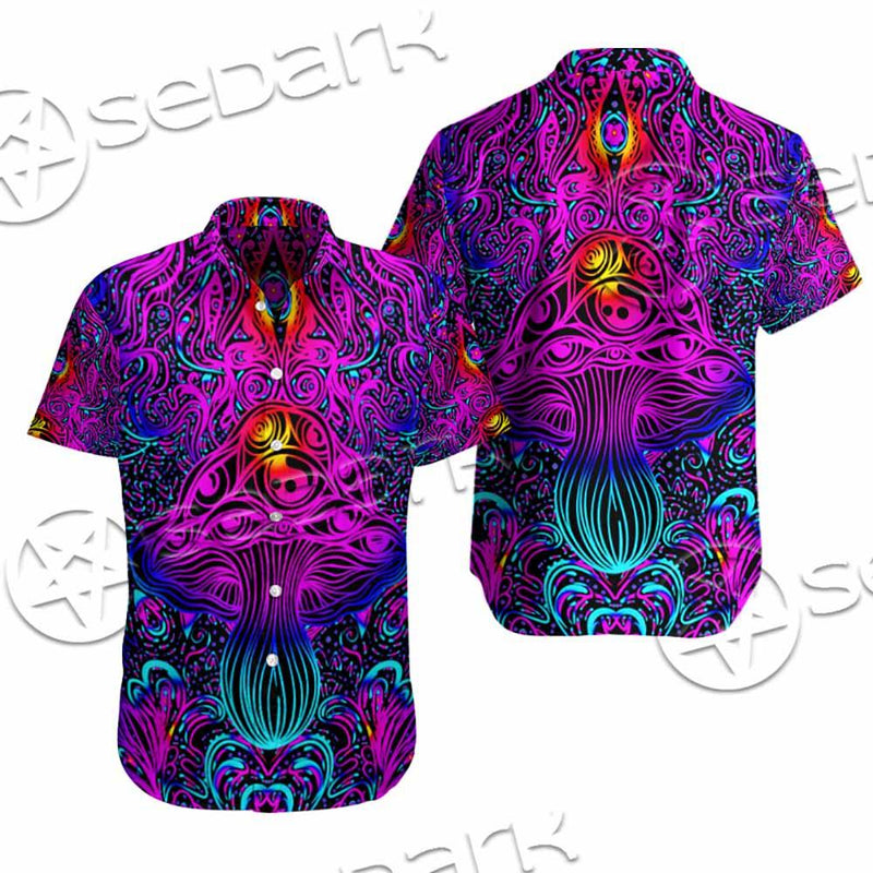 Psychedelic Trippy Colorful SED-0982 Shirt Allover