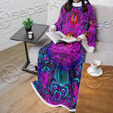 Psychedelic Trippy Colorful SED-0982 Sleeved Blanket